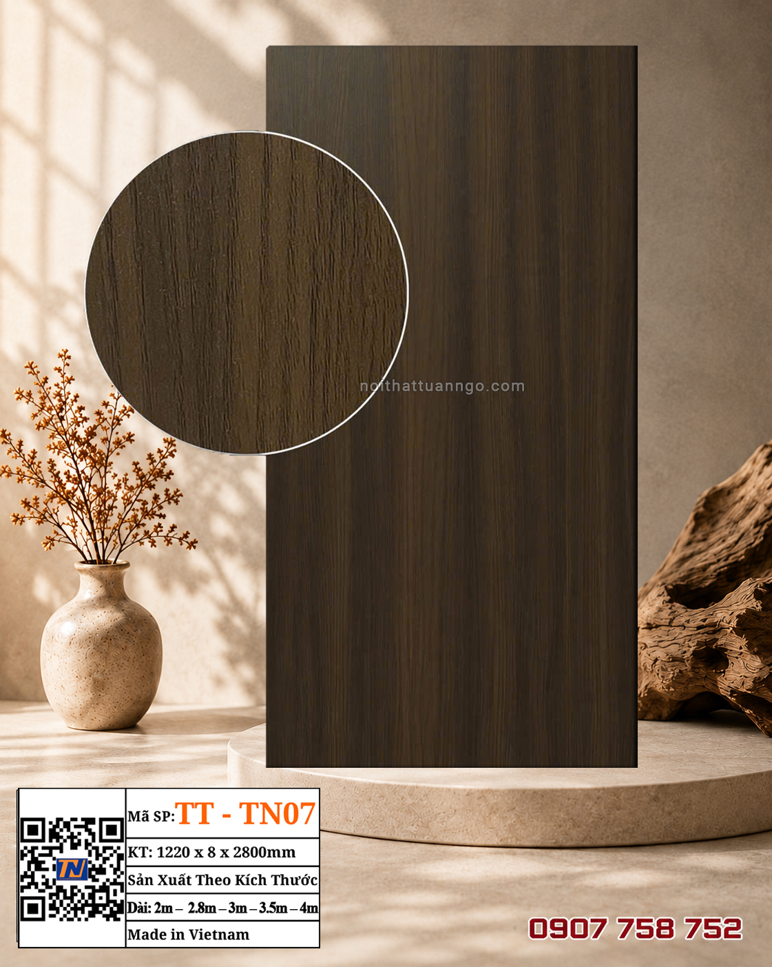 Tấm ốp than tre TT-TN07