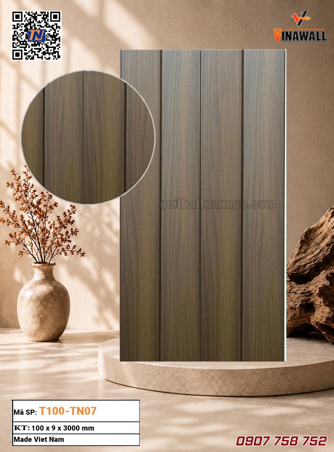Tấm Ốp Phẳng T100-TN07