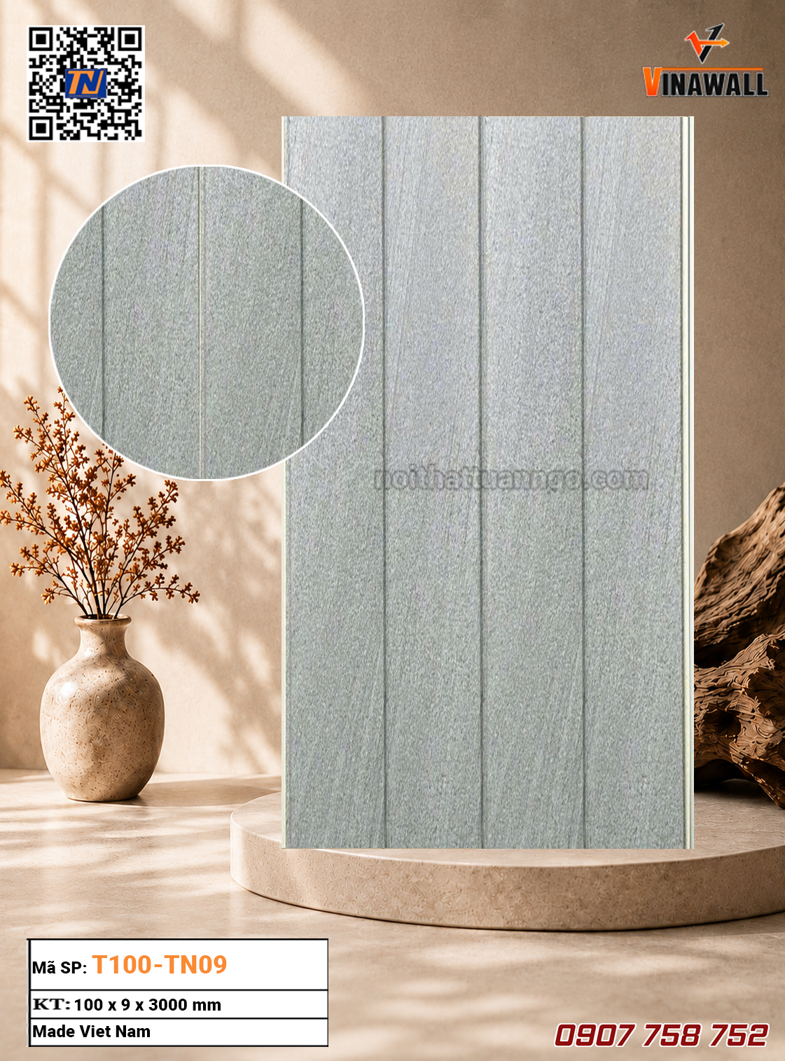 Tấm Ốp Phẳng T100-TN09