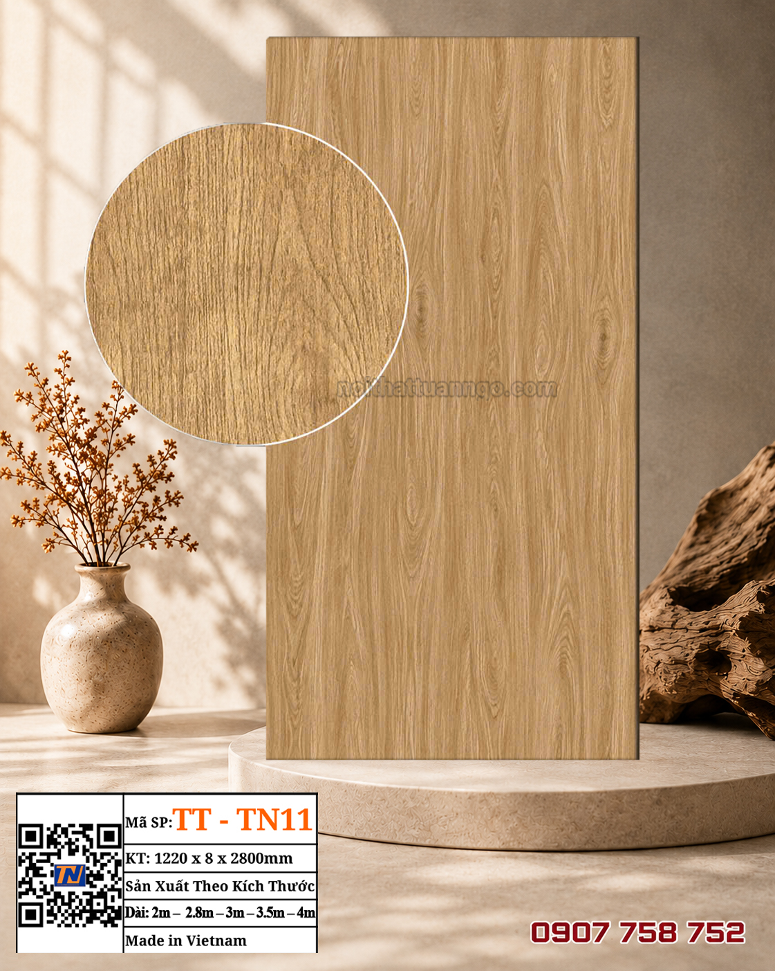 Tấm ốp than tre TT-TN11