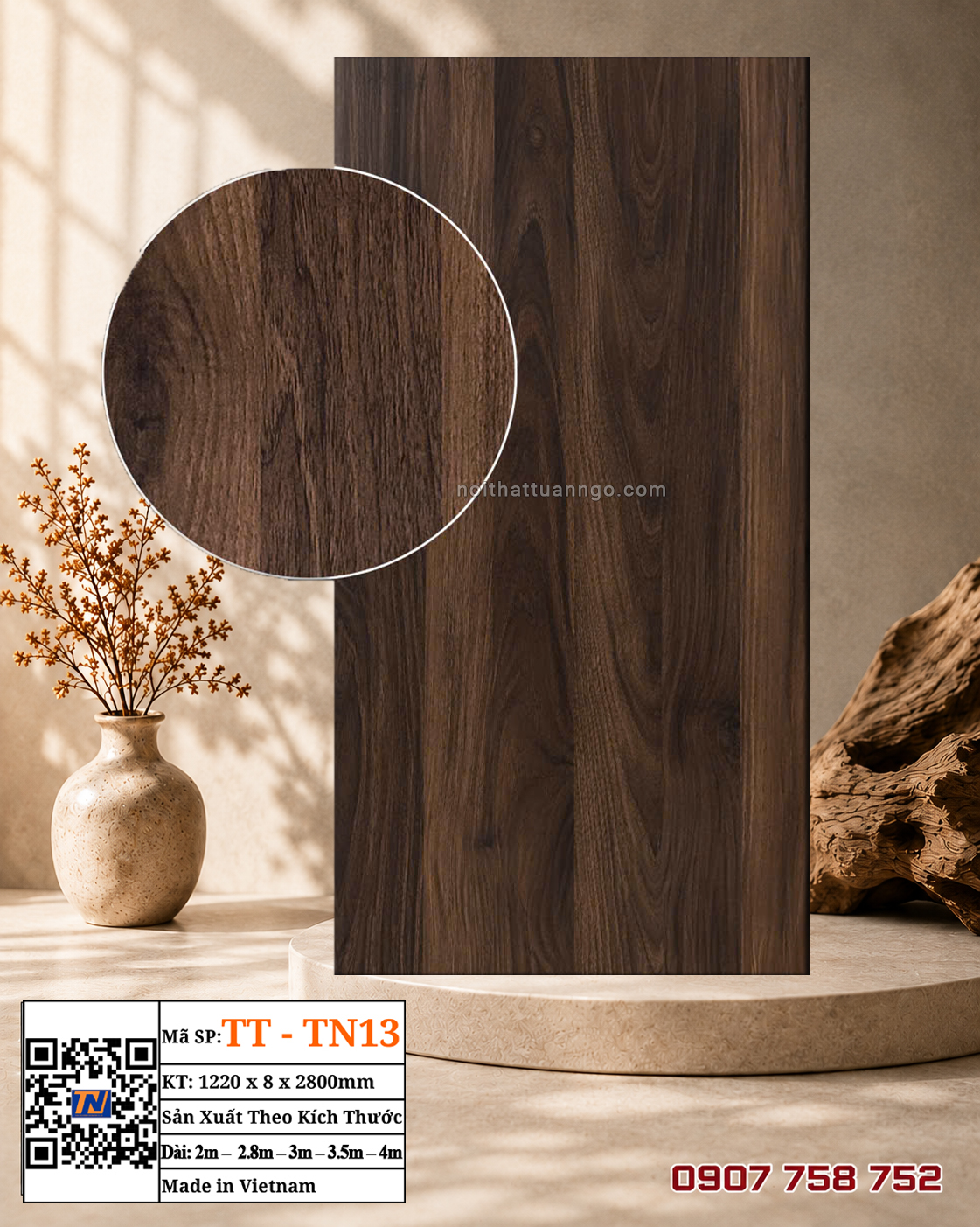 Tấm ốp than tre TT-TN13