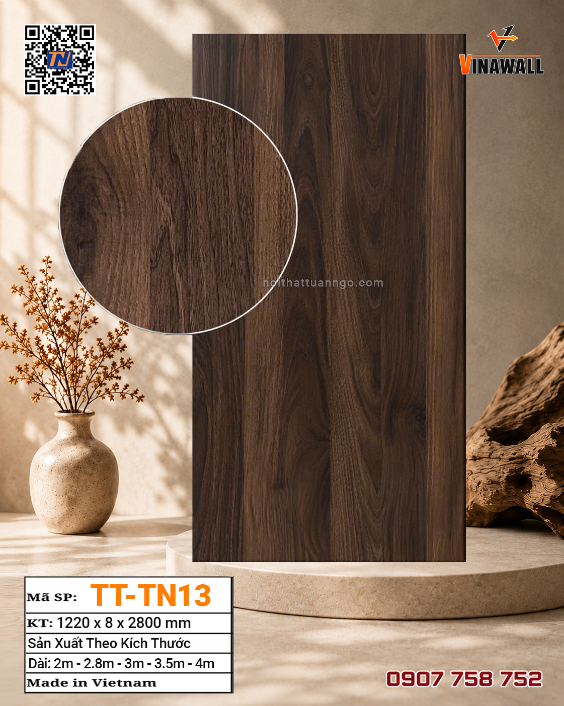 Tấm ốp than tre TT-TN13