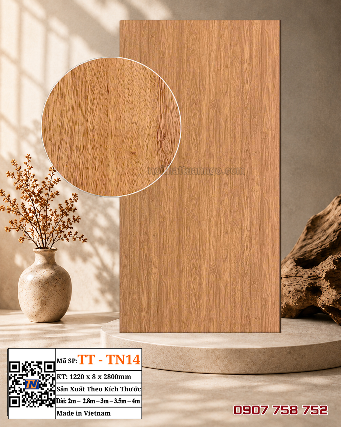 Tấm ốp than tre TT-TN14