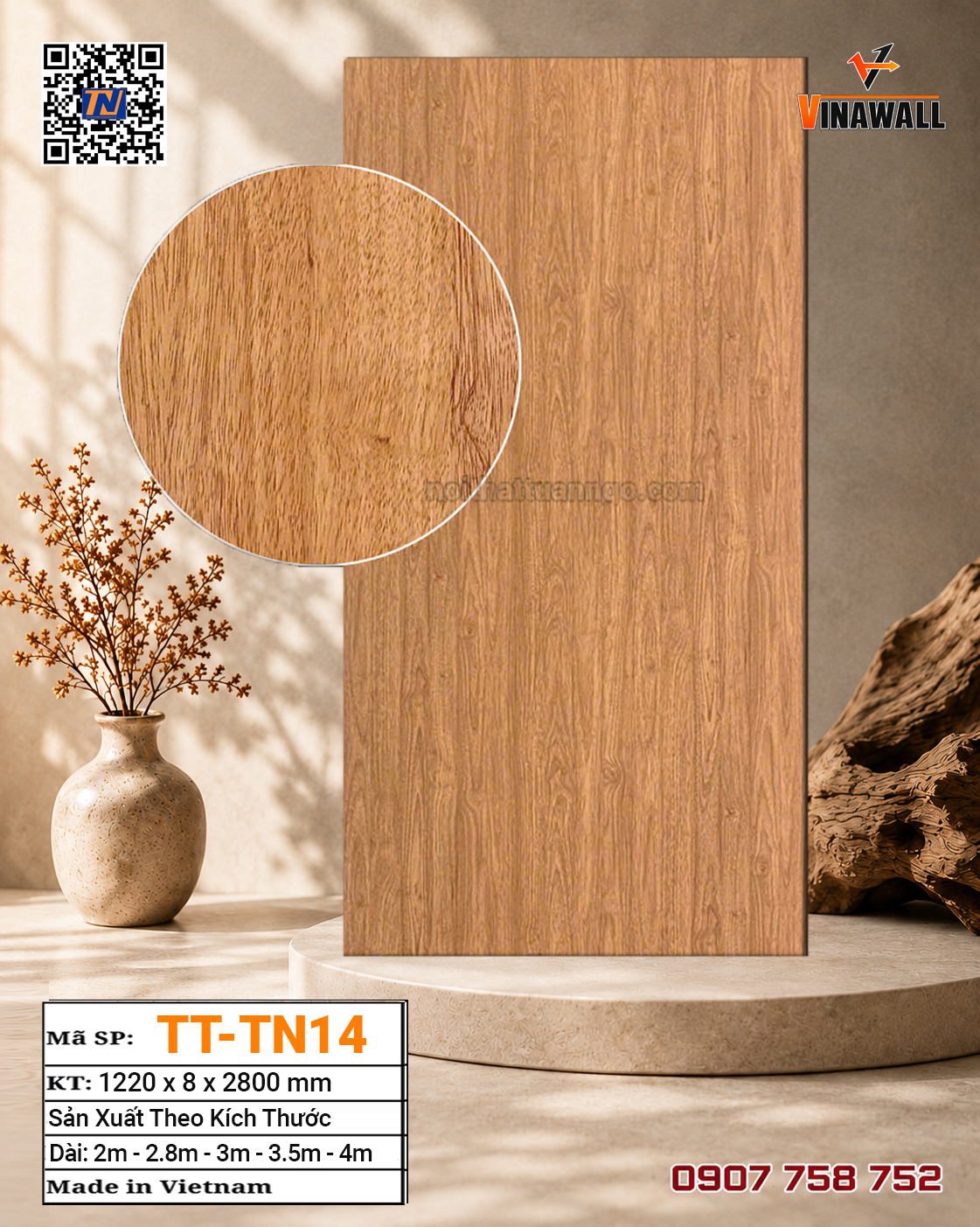 Tấm ốp than tre TT-TN14
