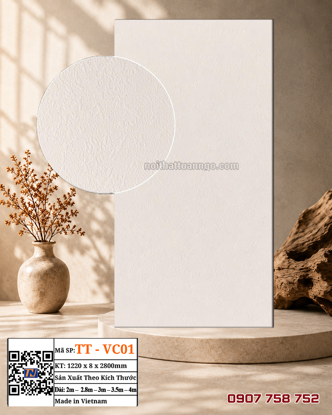 Tấm ốp than tre TT-VC01