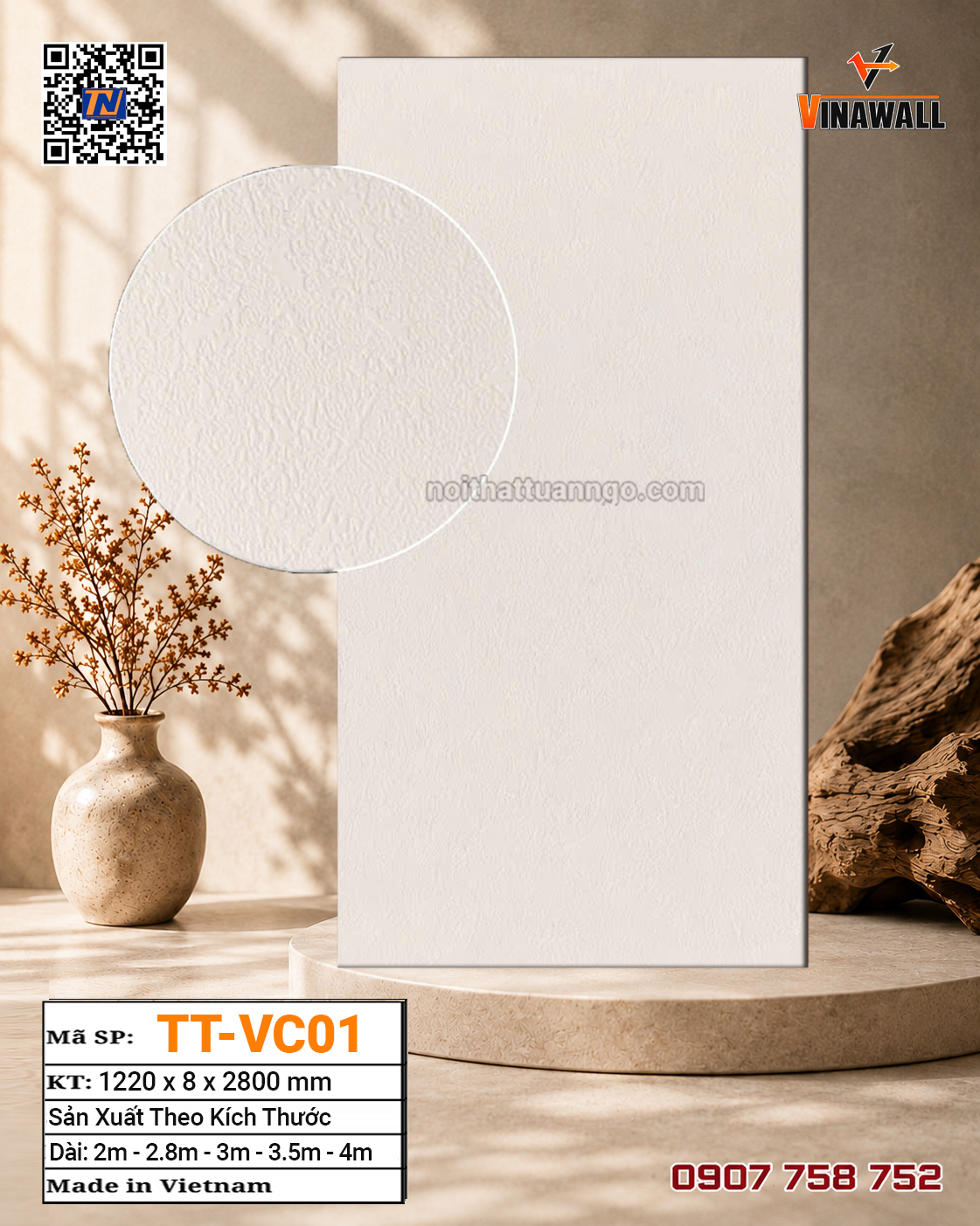 Tấm ốp than tre TT-VC01