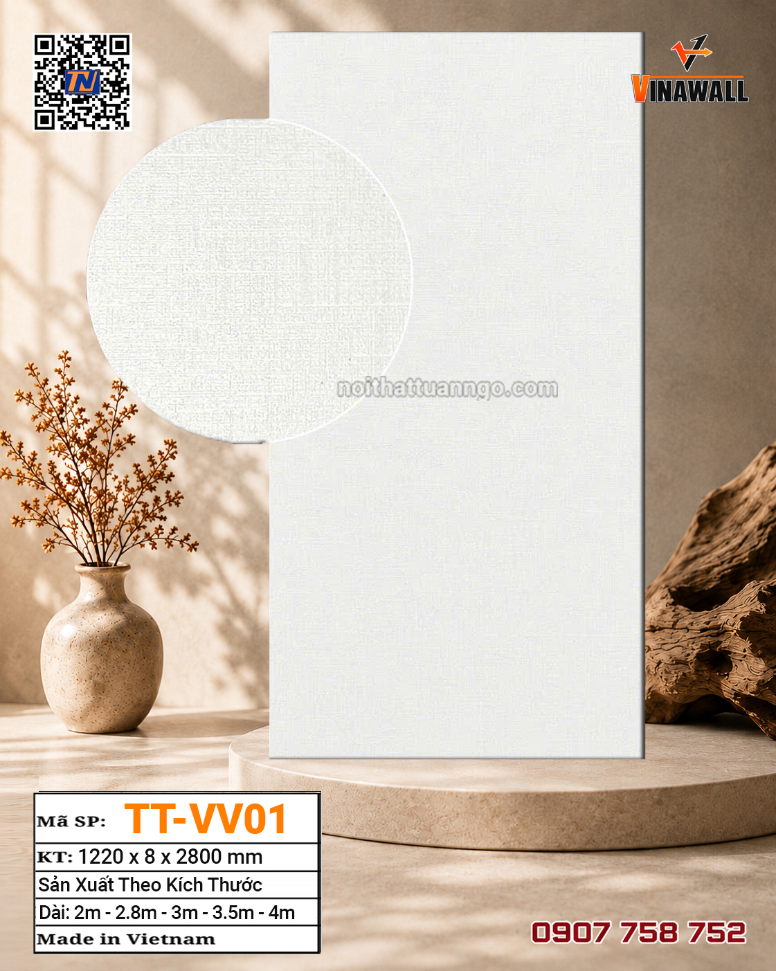 Tấm ốp than tre TT-VV01