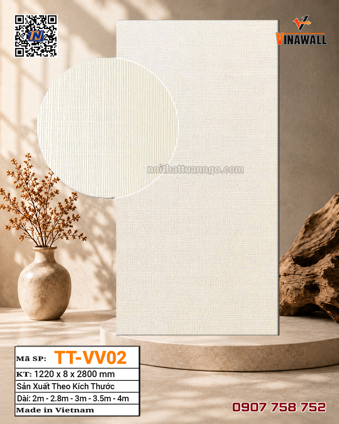 Tấm ốp than tre TT-VV02