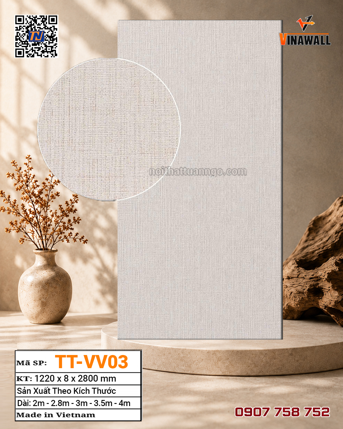 Tấm ốp than tre TT-VV03
