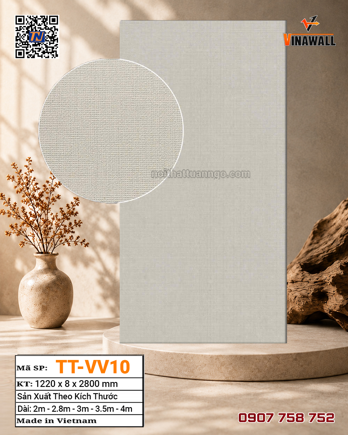 Tấm ốp than tre TT-VV10