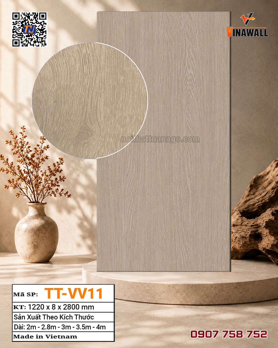 Tấm ốp than tre TT-VV11