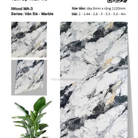 Tấm ốp than tre vân đá MA-3